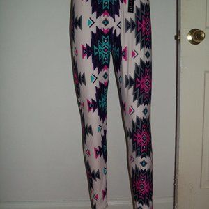 New Mix AZTEC DESIGN Brushed Fiber Leggings